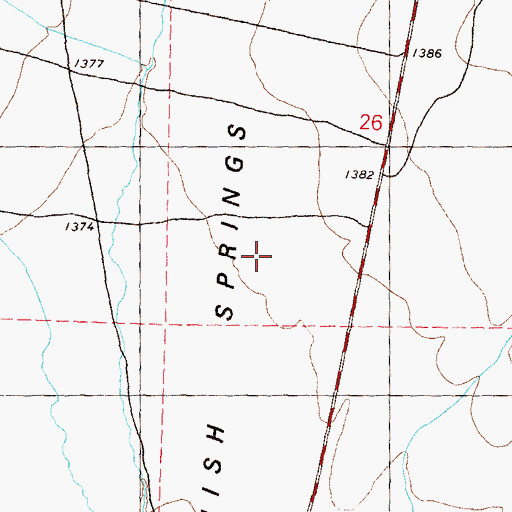 Topographic Map of Alyce Savage Taylor Elementary School, NV