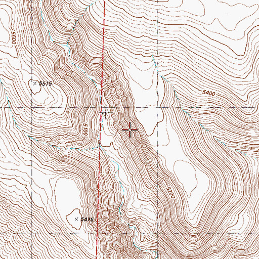 Topographic Map of Washoe County, NV