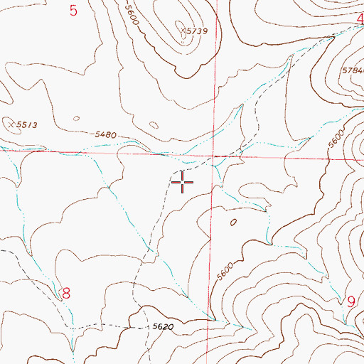 Topographic Map of Storey County, NV