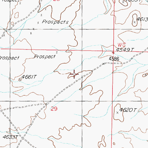 Topographic Map of Pershing County, NV