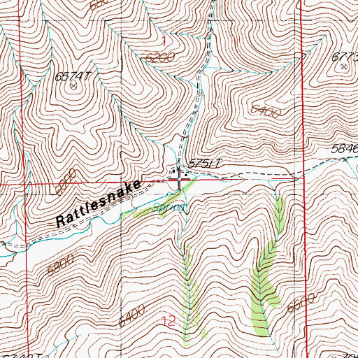 Topographic Map of Alvarea Ranch, NV