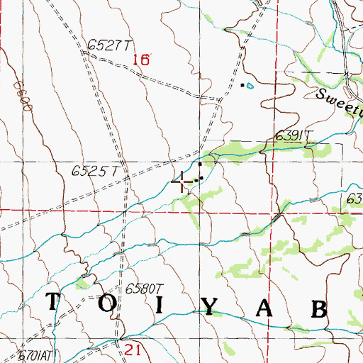 Topographic Map of Atcheson Ranch (historical), NV