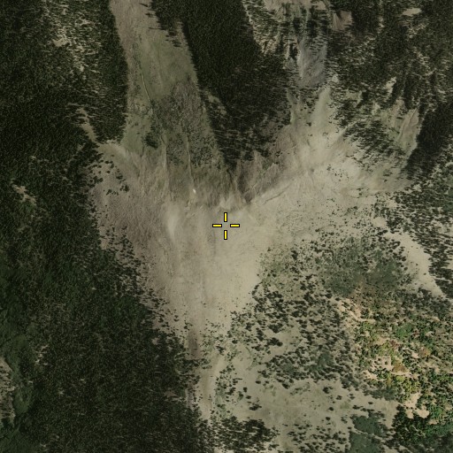 Aerial/Satellite Image of Bald Mountain, NV