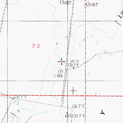 Topographic Map of Big Cottonwood Creek, NV