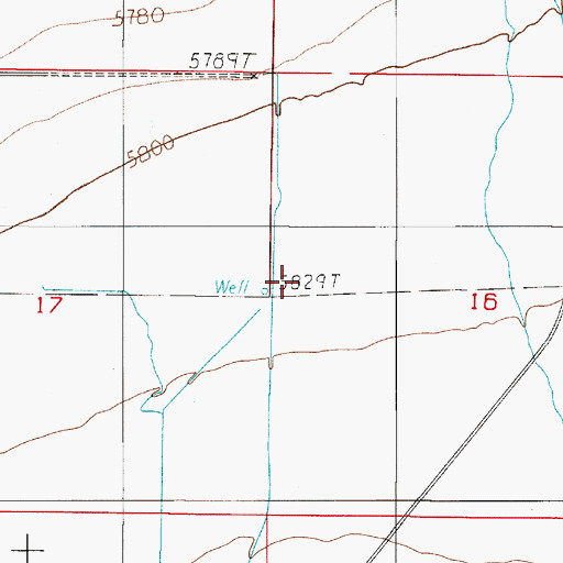 Topographic Map of Big Creek, NV