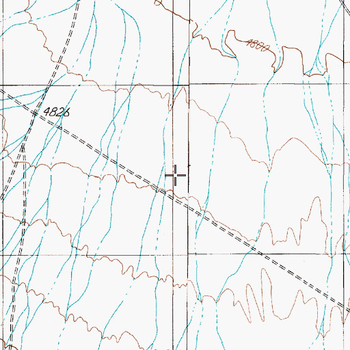 Topographic Map of Big Smoky Valley, NV