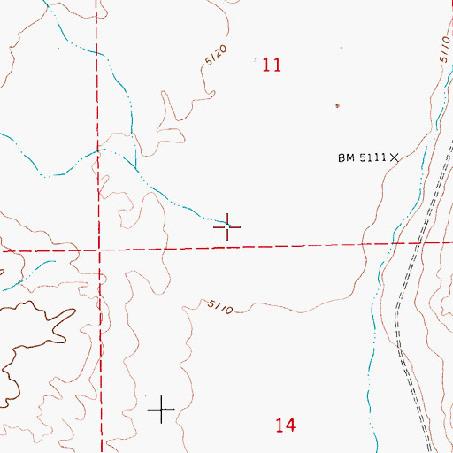Topographic Map of Big Spring Wash, NV