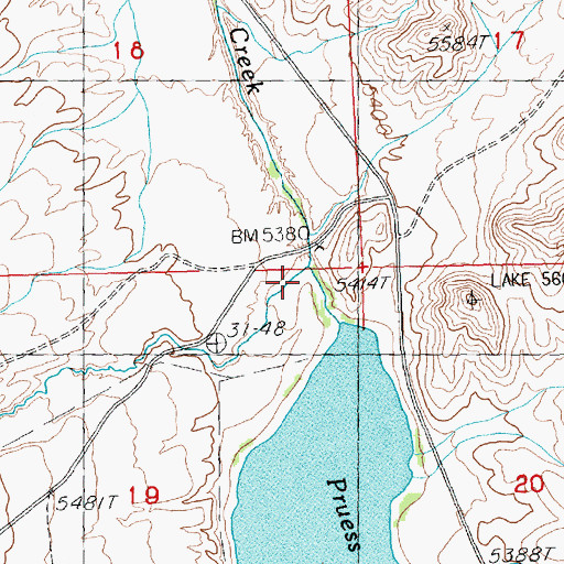 Topographic Map of Big Wash, NV