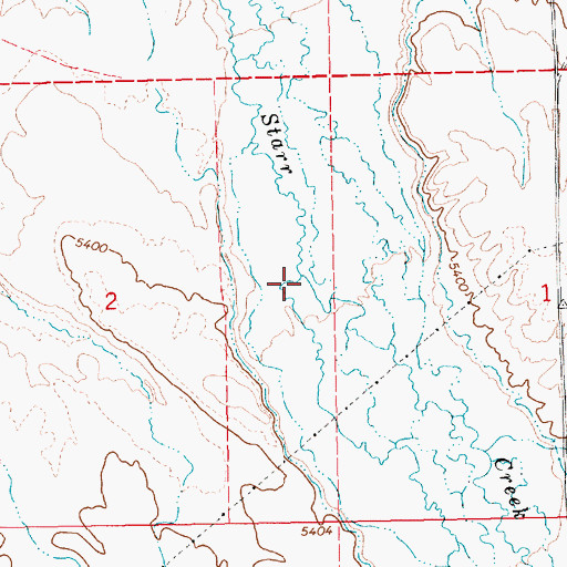 Topographic Map of Boulder Creek, NV