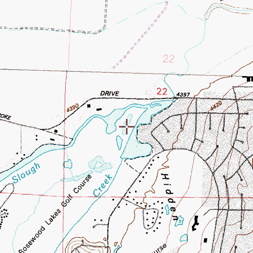 Topographic Map of Boynton Slough, NV