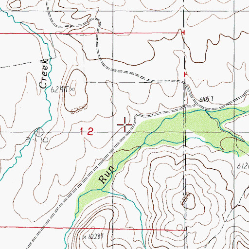 Topographic Map of Cap Winn Creek, NV