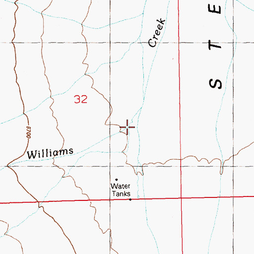 Topographic Map of Cattle Camp Wash, NV
