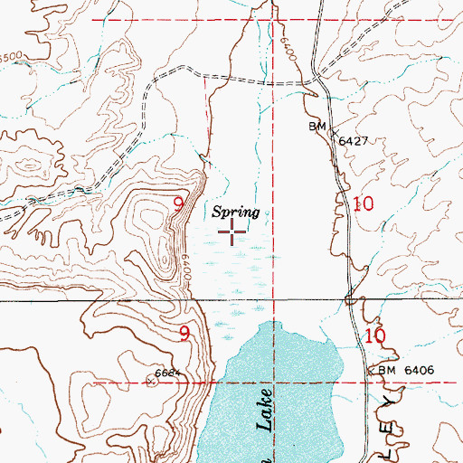 Topographic Map of Clover Creek, NV