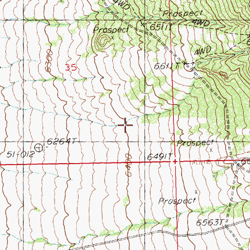 Topographic Map of Colorado Gulch, NV