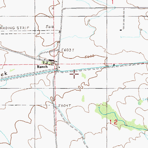 Topographic Map of Cottonwood Canyon, NV