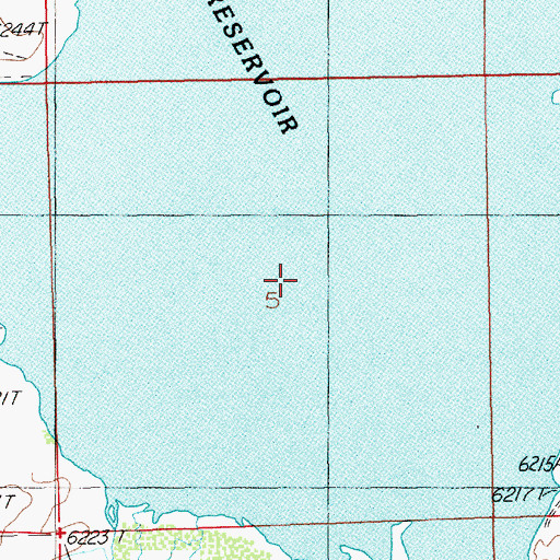 Topographic Map of Deep Creek, NV