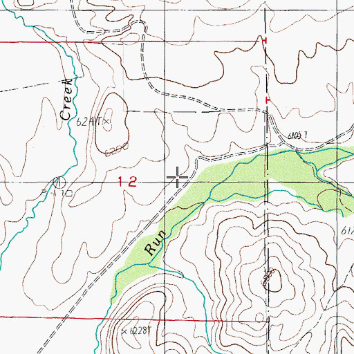 Topographic Map of Doby George Creek, NV