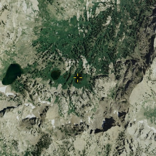 Aerial/Satellite Image of Dollar Lakes, NV