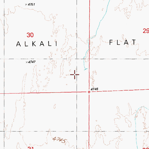 Topographic Map of Duckwater Creek, NV