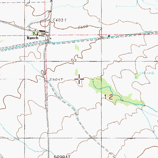 Topographic Map of Dunn Canyon, NV