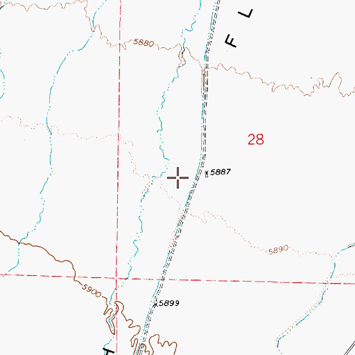 Topographic Map of Dutch Flat, NV