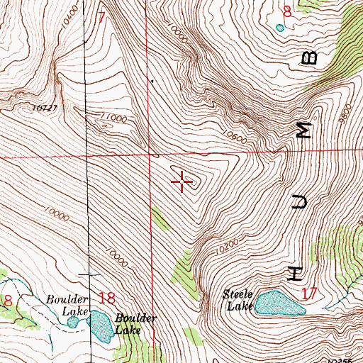 Topographic Map of East Humboldt Range, NV