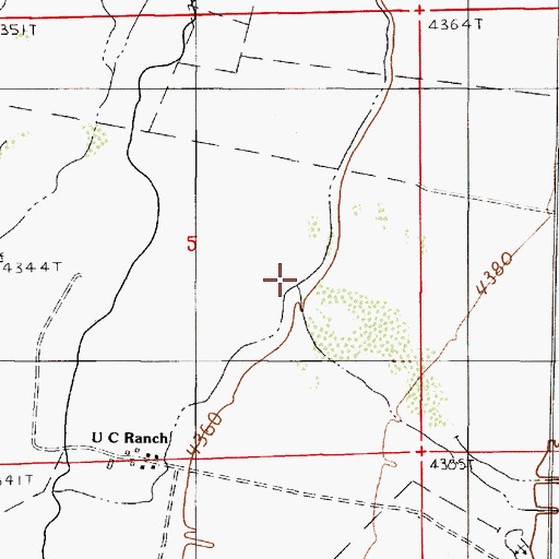 Topographic Map of Eightmile Creek, NV
