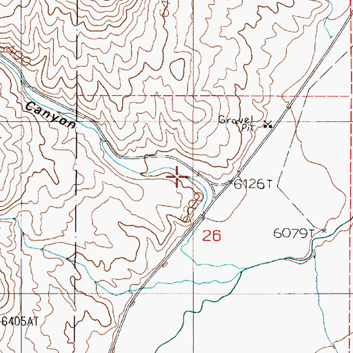 Topographic Map of Elkhorn Canyon, NV