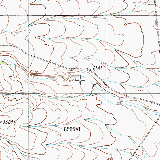Topographic Map of Ellsworth Canyon, NV