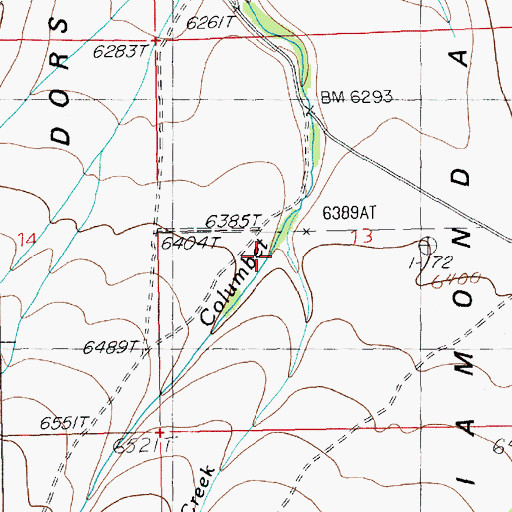 Topographic Map of Fawn Creek, NV