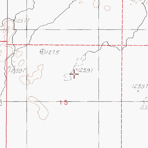 Topographic Map of Gallagher Flat, NV
