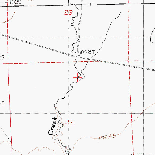 Topographic Map of Griswold Creek, NV