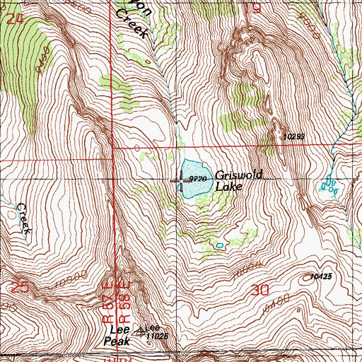 Topographic Map of Griswold Lake, NV