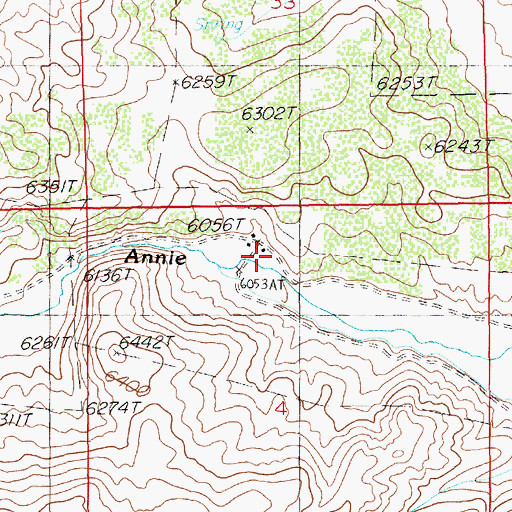 Topographic Map of Guerricabita Ranch, NV