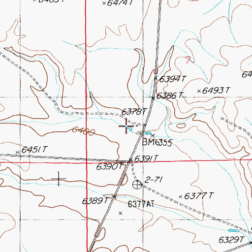 Topographic Map of Harrison School (historical), NV