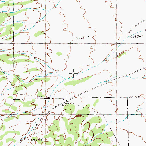 Topographic Map of Hayden Canyon, NV