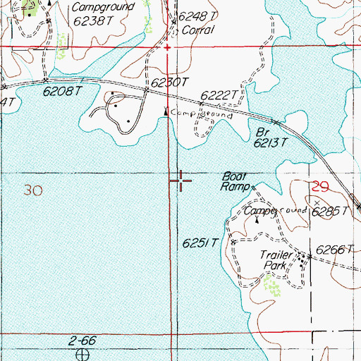 Topographic Map of Hendricks Creek, NV