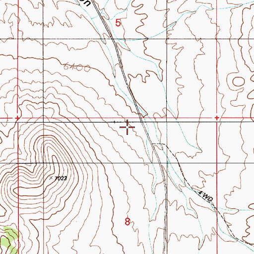Topographic Map of Henry Meyer Canyon, NV
