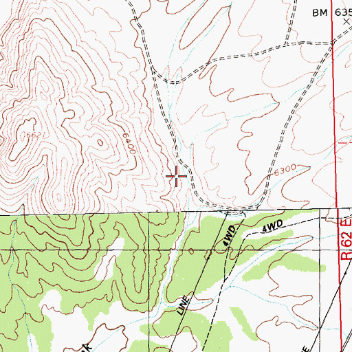 Topographic Map of Holt Camp Creek, NV