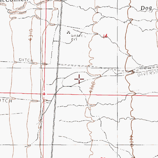 Topographic Map of Horse Canyon, NV