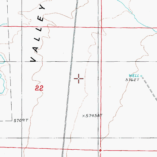 Topographic Map of Independence Valley, NV