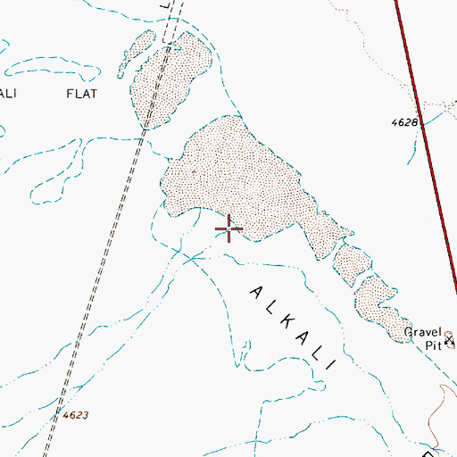 Topographic Map of Jackson Wash, NV