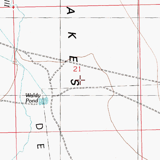 Topographic Map of Jakes Valley, NV
