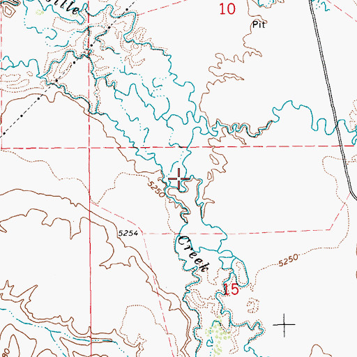Topographic Map of John Day Creek, NV
