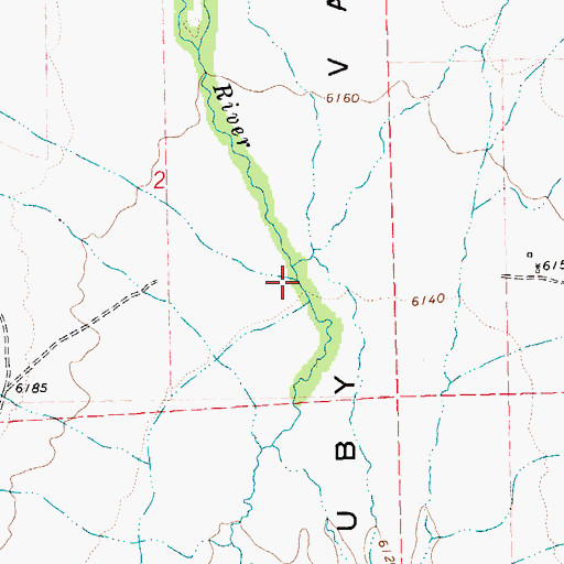 Topographic Map of Krenka Creek, NV