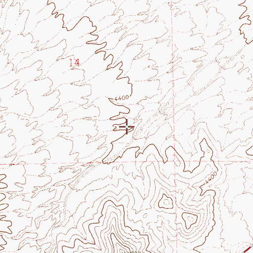 Topographic Map of Kyle Canyon, NV