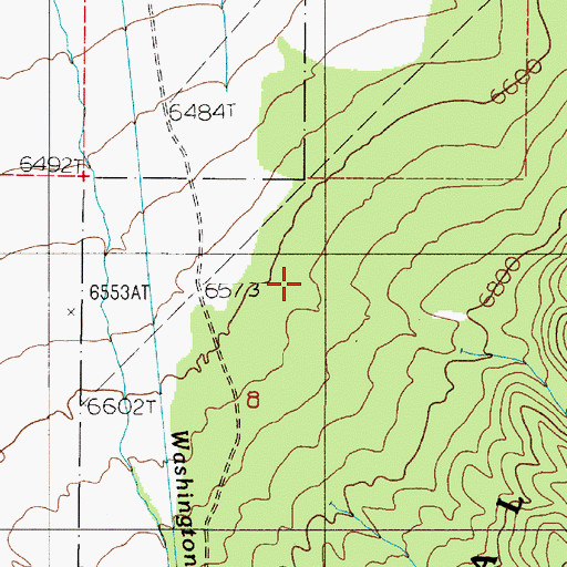 Topographic Map of Leon Canyon, NV