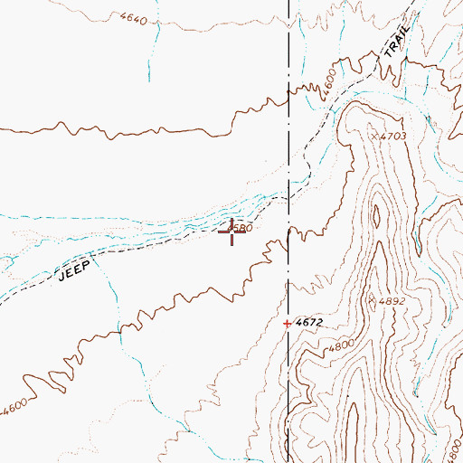 Topographic Map of Lida Valley, NV