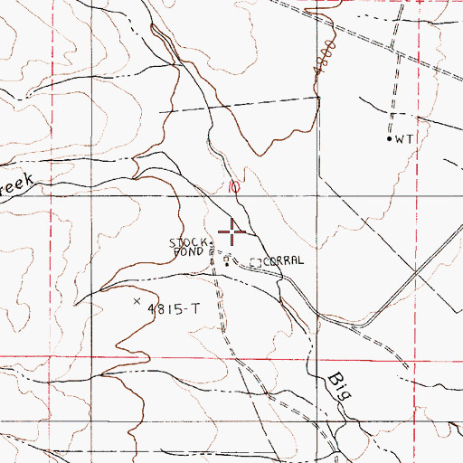 Topographic Map of Little Cottonwood Creek, NV