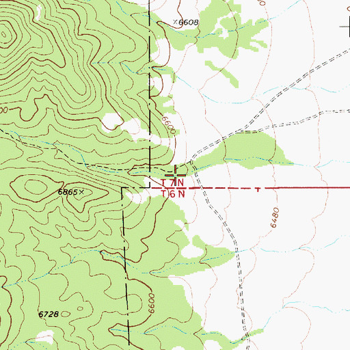 Topographic Map of Longstreet Canyon, NV
